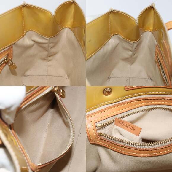 LOUIS VUITTON Monogram Vernis Reade PM Hand Bag Beige M91334 - Picture 12 of 12